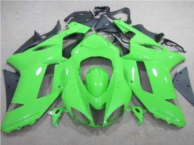 Cheap 2007-2008 Green Kawasaki ZX6R Replacement Motorcycle Fairings Canada
