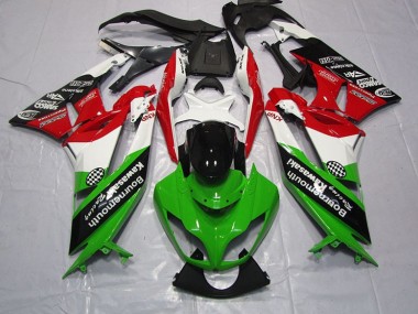 Cheap 2009-2012 Green Red Kawasaki ZX6R Motorcylce Fairings Canada