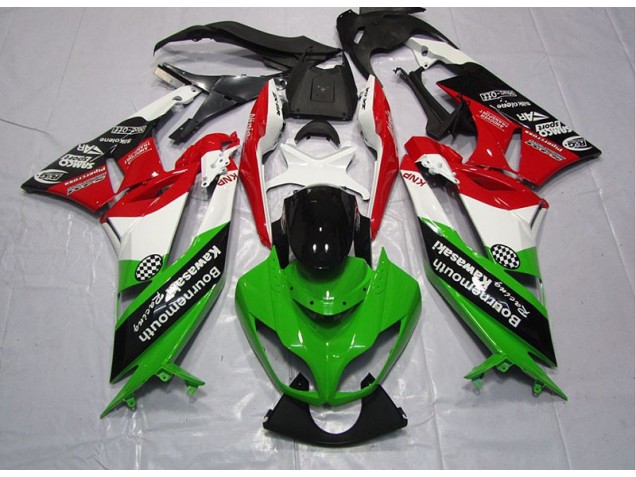 Cheap 2009-2012 Green Red Kawasaki ZX6R Motorcylce Fairings Canada Cheap 2009-2012 Green Red Kawasaki ZX6R Motorcylce Fairings Canada