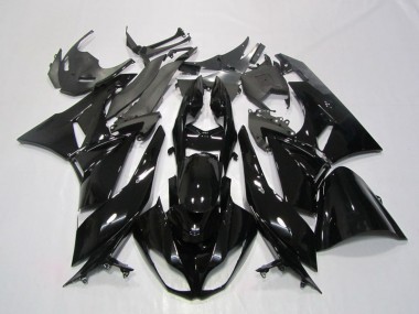 Cheap 2009-2012 Black Kawasaki ZX6R Motorcycle Fairings Canada
