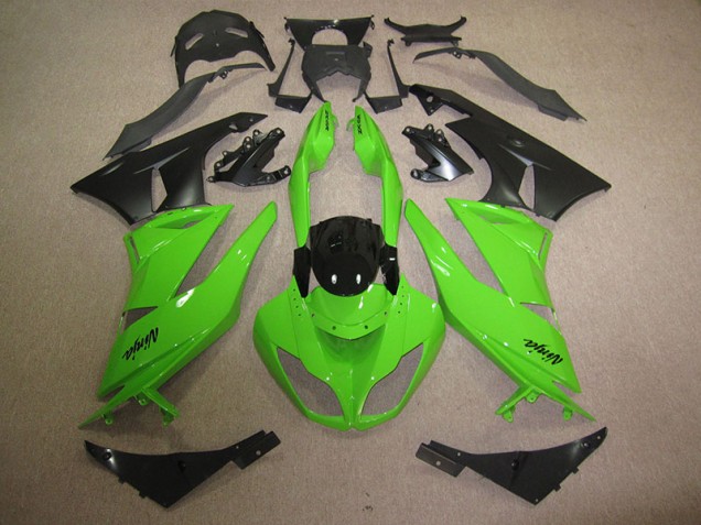 Cheap 2009-2012 Black Green Kawasaki ZX6R Motorbike Fairing Canada Cheap 2009-2012 Black Green Kawasaki ZX6R Motorbike Fairing Canada