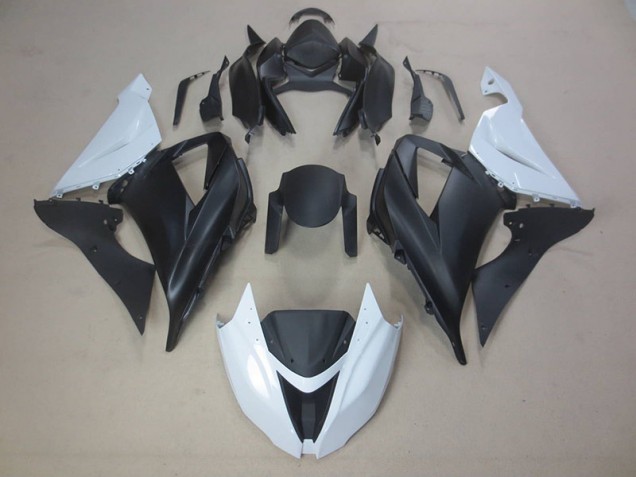 Cheap 2013-2018 Black White Kawasaki ZX6R Motorcycle Fairings Canada Cheap 2013-2018 Black White Kawasaki ZX6R Motorcycle Fairings Canada