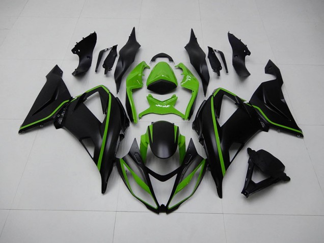Cheap 2013-2018 Black Green Kawasaki ZX6R Replacement Motorcycle Fairings Canada Cheap 2013-2018 Black Green Kawasaki ZX6R Replacement Motorcycle Fairings Canada