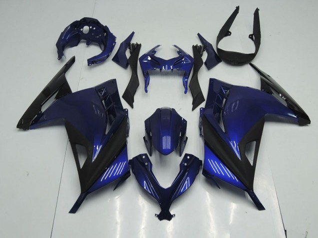 Cheap 2013-2016 Blue Black Kawasaki ZX300R Motorcyle Fairings Canada Cheap 2013-2016 Blue Black Kawasaki ZX300R Motorcyle Fairings Canada