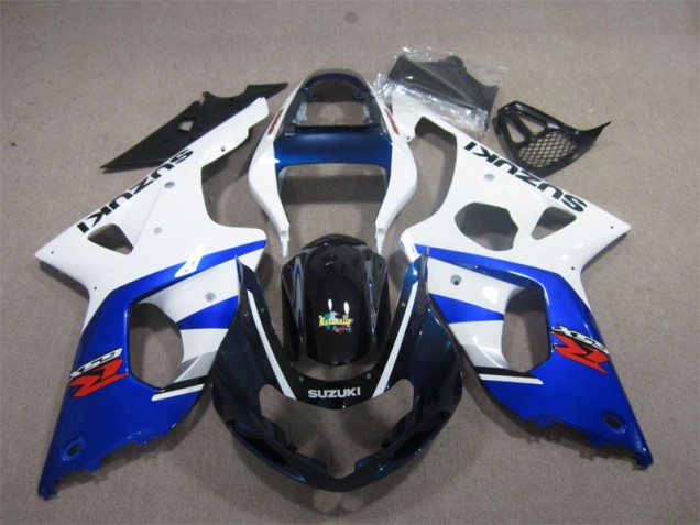 Cheap 2000-2002 Blue White Suzuki GSXR1000 Motorbike Fairings Canada Cheap 2000-2002 Blue White Suzuki GSXR1000 Motorbike Fairings Canada