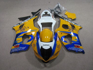 Cheap 2003-2004 Yellow Blue Corona Extra Suzuki GSXR1000 Motorcycle Fairing Kit Canada