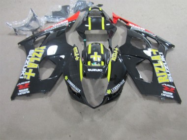 Cheap 2003-2004 Black Rizla Suzuki GSXR1000 Motorbike Fairing Kits Canada