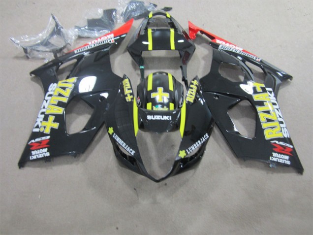 Cheap 2003-2004 Black Rizla Suzuki GSXR1000 Motorbike Fairing Kits Canada Cheap 2003-2004 Black Rizla Suzuki GSXR1000 Motorbike Fairing Kits Canada