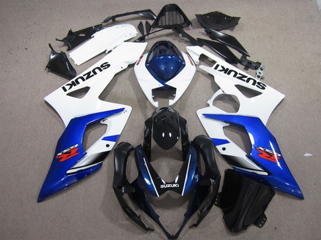 Cheap 2005-2006 White Blue Suzuki GSXR1000 Motorcylce Fairings Canada Cheap 2005-2006 White Blue Suzuki GSXR1000 Motorcylce Fairings Canada