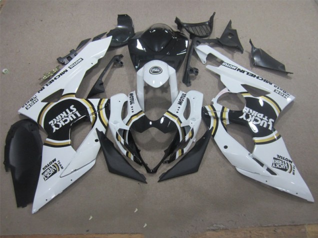 Cheap 2005-2006 White Lucky Strike Black Motul Suzuki GSXR1000 Motorcycle Fairing Kit Canada Cheap 2005-2006 White Lucky Strike Black Motul Suzuki GSXR1000 Motorcycle Fairing Kit Canada