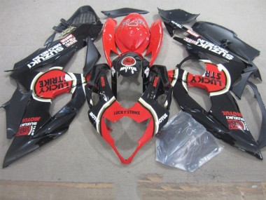 Cheap 2005-2006 Black Lucky Strike Red Motul Suzuki GSXR1000 Motorbike Fairing Canada