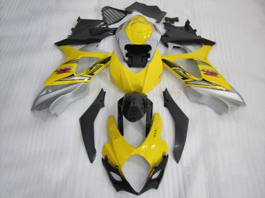 Cheap 2007-2008 Yellow Black Suzuki GSXR1000 Motorbike Fairings Canada