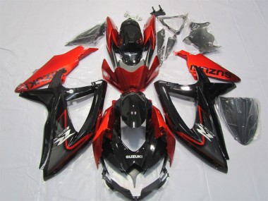 Cheap 2007-2008 Black Red Suzuki GSXR1000 Motorbike Fairing Canada