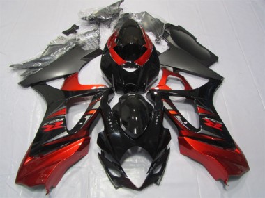 Cheap 2007-2008 Black Red Suzuki GSXR1000 Motorcycle Fairing Kit Canada