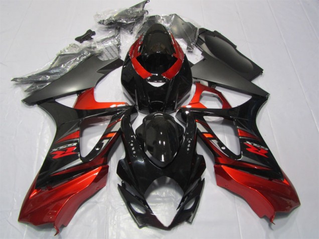 Cheap 2007-2008 Black Red Suzuki GSXR1000 Motorcycle Fairing Kit Canada Cheap 2007-2008 Black Red Suzuki GSXR1000 Motorcycle Fairing Kit Canada