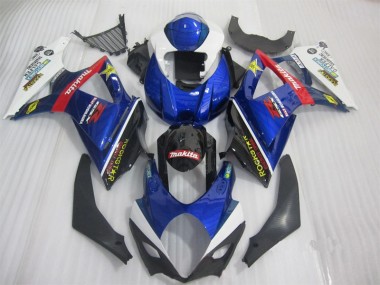 Cheap 2007-2008 Blue Black Rockstar Suzuki GSXR1000 Bike Fairings Canada