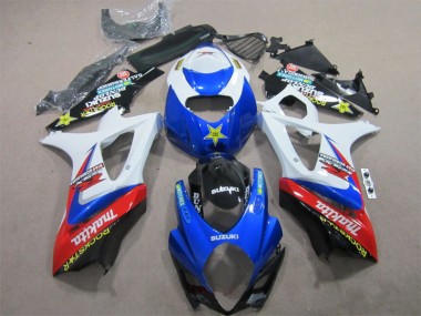 Cheap 2007-2008 Blue White Rockstar Suzuki GSXR1000 Motorcycle Bodywork Canada