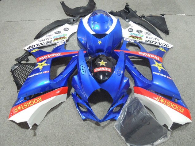 Cheap 2007-2008 Blue Rockstar Suzuki GSXR1000 Motorcycle Fairings Kits Canada Cheap 2007-2008 Blue Rockstar Suzuki GSXR1000 Motorcycle Fairings Kits Canada