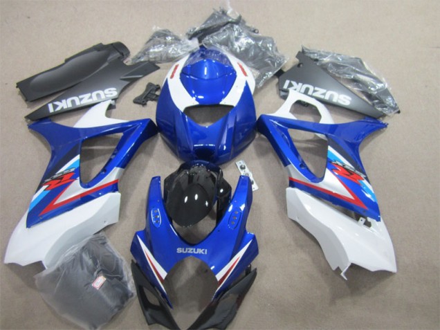 Cheap 2007-2008 Blue White Suzuki GSXR1000 Moto Fairings Canada Cheap 2007-2008 Blue White Suzuki GSXR1000 Moto Fairings Canada