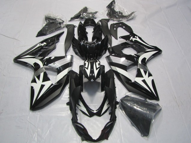 Cheap 2009-2016 Black White Suzuki GSXR1000 Motorcyle Fairings Canada