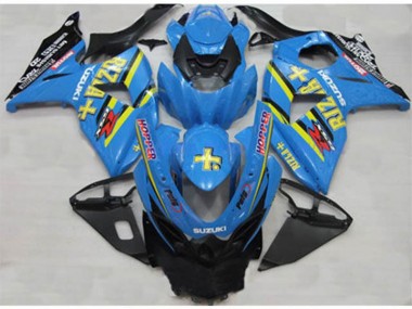 Cheap 2009-2016 Blue Rizla Hopper Suzuki GSXR1000 Bike Fairings Canada