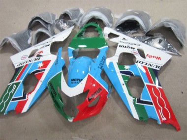 Cheap 2001-2003 Blue Green White Motul Suzuki GSXR600 Motorcycle Bodywork Canada
