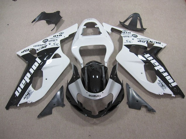 Cheap 2001-2003 White Black Suzuki GSXR600 Motorbike Fairings Canada