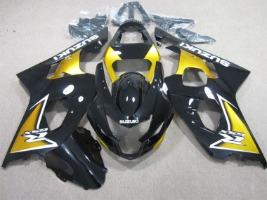 Cheap 2004-2005 Black Yellow Suzuki GSXR600 Motorcycle Replacement Fairings Canada