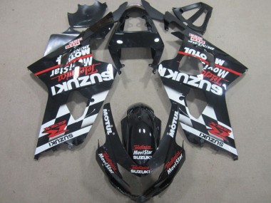 Cheap 2004-2005 Black Red Telefumia Movistar Suzuki GSXR600 Motorbike Fairing Canada