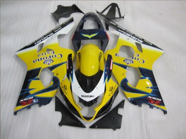 Cheap 2004-2005 Yellow Blue Corona Extra Suzuki GSXR600 Bike Fairing Canada