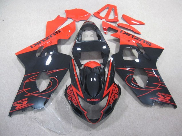 Cheap 2004-2005 Black Red Suzuki GSXR600 Bike Fairings Canada Cheap 2004-2005 Black Red Suzuki GSXR600 Bike Fairings Canada