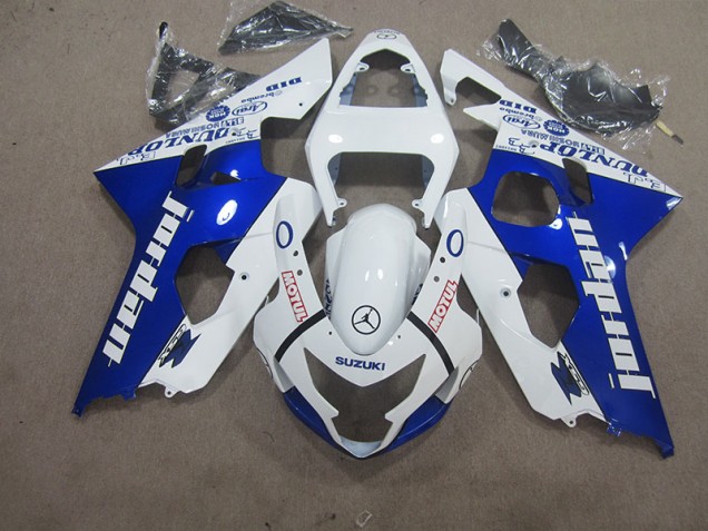 Cheap 2004-2005 White Blue Motul Suzuki GSXR600 Motorbike Fairing Canada Cheap 2004-2005 White Blue Motul Suzuki GSXR600 Motorbike Fairing Canada