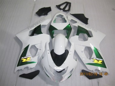 Cheap 2004-2005 White Green Suzuki GSXR600 Motorbike Fairing Kits Canada