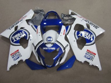 Cheap 2004-2005 Blue White Lucky Strike Motul Suzuki GSXR600 Moto Fairings Canada