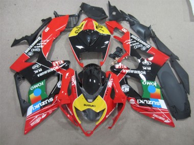 Cheap 2006-2007 Black Red Yellow Jomo Suzuki GSXR600 Bike Fairings Canada