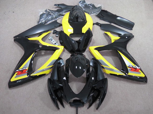 Cheap 2006-2007 Black Yellow Suzuki GSXR600 Motor Fairings Canada Cheap 2006-2007 Black Yellow Suzuki GSXR600 Motor Fairings Canada