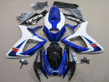 Cheap 2006-2007 Blue White Suzuki GSXR600 Motorbike Fairings Canada