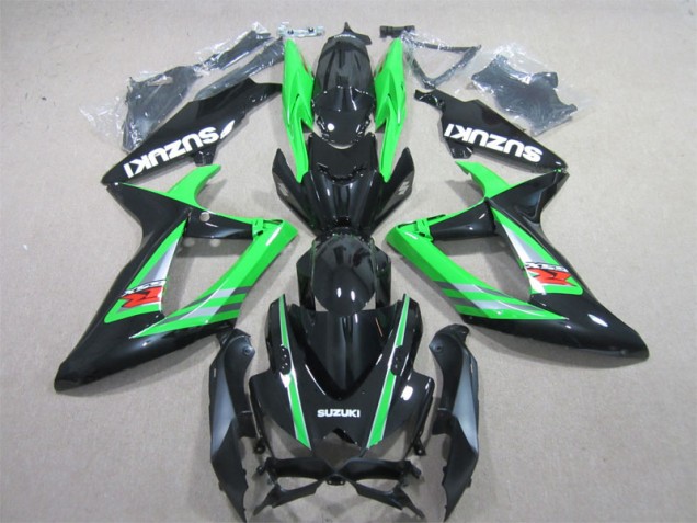 Cheap 2006-2007 Black Green Suzuki GSXR600 Bike Fairings Canada Cheap 2006-2007 Black Green Suzuki GSXR600 Bike Fairings Canada