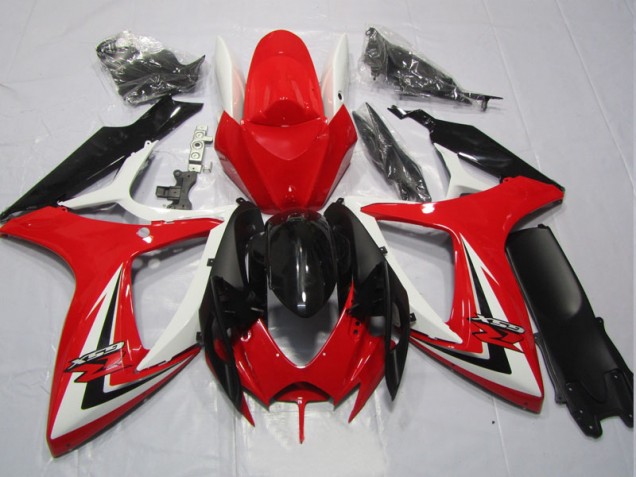 Cheap 2006-2007 Black Red Suzuki GSXR600 Replacement Motorcycle Fairings Canada Cheap 2006-2007 Black Red Suzuki GSXR600 Replacement Motorcycle Fairings Canada