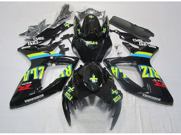Cheap 2006-2007 Black Yellow Rizla Suzuki GSXR600 Moto Fairings Canada Cheap 2006-2007 Black Yellow Rizla Suzuki GSXR600 Moto Fairings Canada