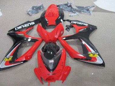 Cheap 2006-2007 Red Black Suzuki GSXR600 Replacement Fairings Canada