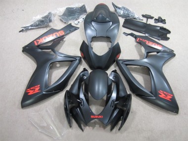 Cheap 2006-2007 Black Red Decal Suzuki GSXR600 Motorcycle Fairing Canada