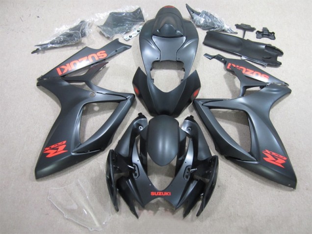 Cheap 2006-2007 Black Red Decal Suzuki GSXR600 Motorcycle Fairing Canada Cheap 2006-2007 Black Red Decal Suzuki GSXR600 Motorcycle Fairing Canada
