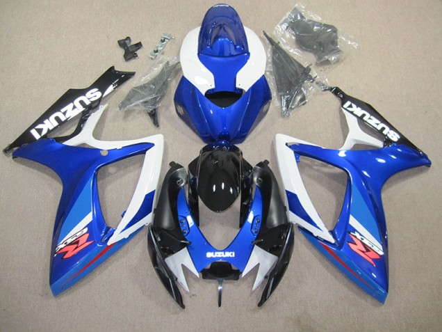 Cheap 2006-2007 Blue White Suzuki GSXR600 Replacement Fairings Canada Cheap 2006-2007 Blue White Suzuki GSXR600 Replacement Fairings Canada