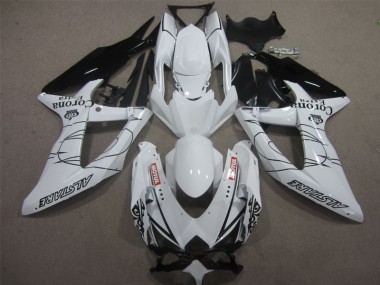 Cheap 2008-2010 White Black Corona Extra Motul Suzuki GSXR600 Motorbike Fairing Canada