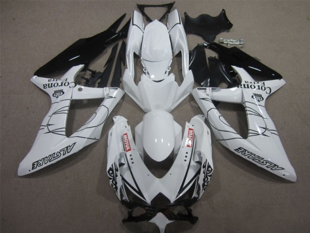 Cheap 2008-2010 White Black Corona Extra Motul Suzuki GSXR600 Motorbike Fairing Canada Cheap 2008-2010 White Black Corona Extra Motul Suzuki GSXR600 Motorbike Fairing Canada