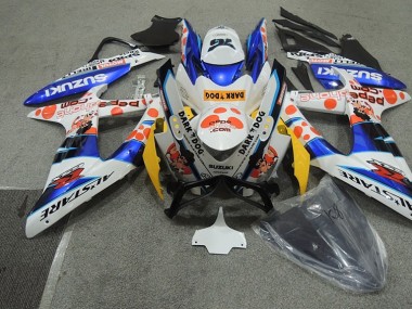 Cheap 2008-2010 White Blue Dark Dog Suzuki GSXR600 Bike Fairings Canada