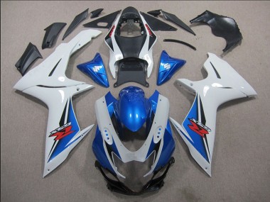 Cheap 2011-2021 White Blue Suzuki GSXR600 Motorbike Fairing Kits Canada