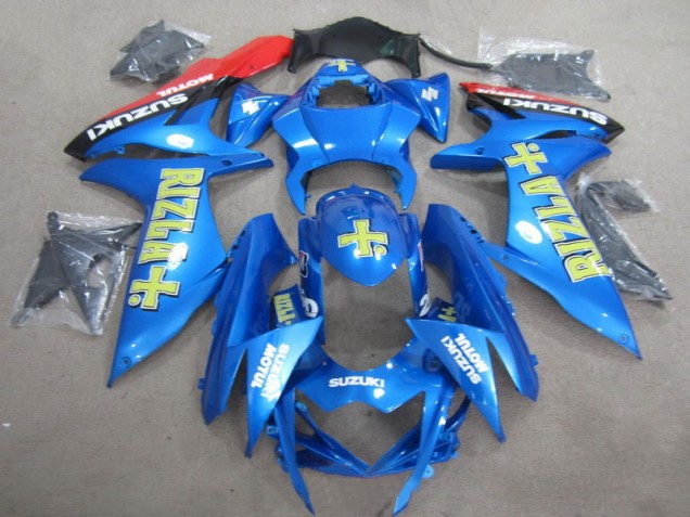 Cheap 2011-2021 Blue Yellow Rizla Suzuki GSXR600 Motorcylce Fairings Canada