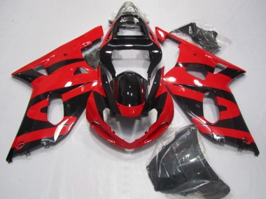 Cheap 2001-2003 Black Red Suzuki GSXR750 Motorcycle Fairings Canada